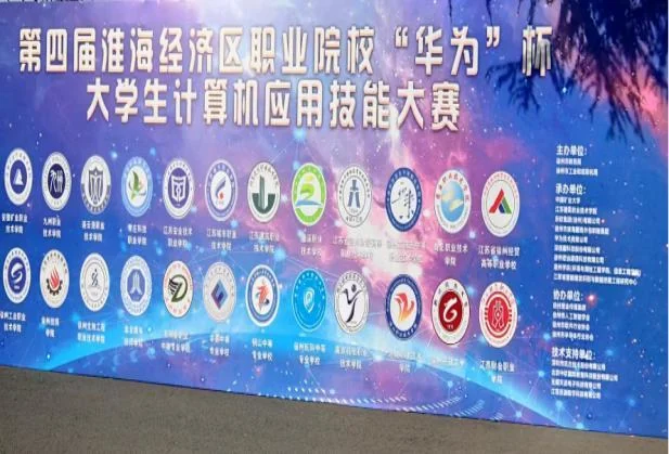 大学生计算机应用技能大赛活动背景板